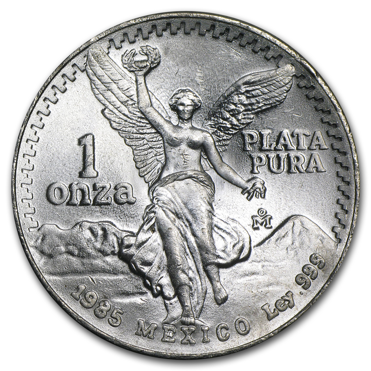 Details about   1985 Silver 1 OZ .999 Libertad Onza WINGED ANGEL SEALED Brilliant MS UNC Coin